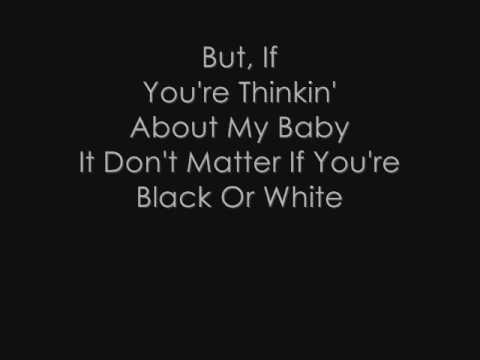 Michael Jackson - Black or White [Lyrics]