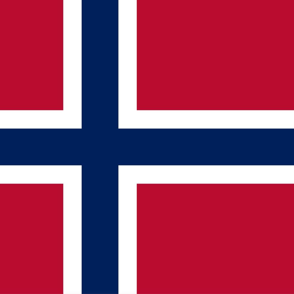 4712173 norvege carre national drapeau vectoriel
