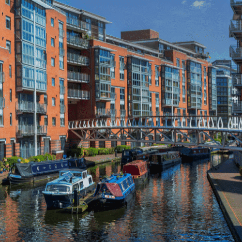Se promener dans les canaux de birmingham