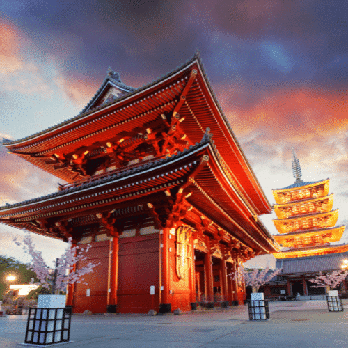 Visiter le temple senso ji à asakusa